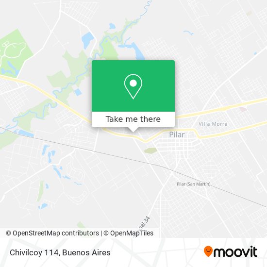 Chivilcoy 114 map