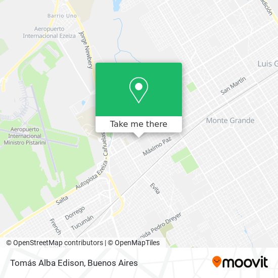 Tomás Alba Edison map