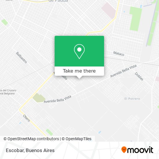 Mapa de Escobar