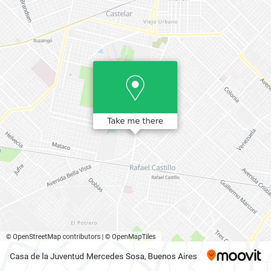 Mapa de Casa de la Juventud Mercedes Sosa