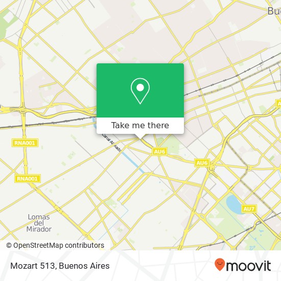 Mozart 513 map