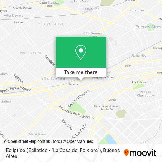 Eclíptico (Ecliptico - "La Casa del Folklore") map