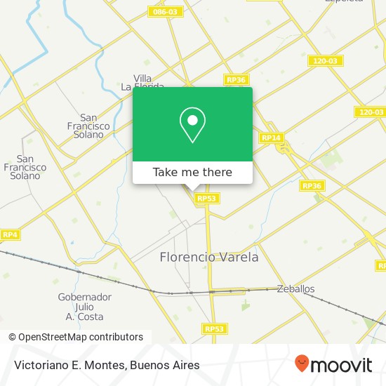 Victoriano E. Montes map