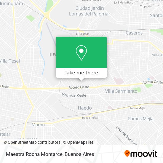 Maestra Rocha Montarce map