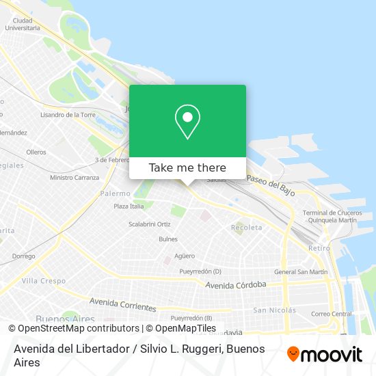 Avenida del Libertador / Silvio L. Ruggeri map