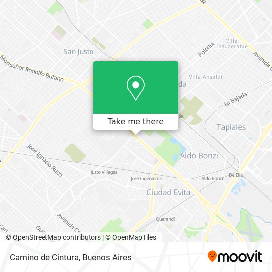 Mapa de Camino de Cintura