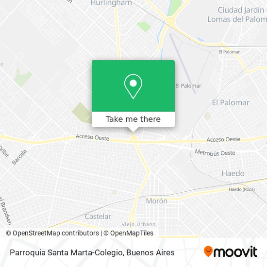 Parroquia Santa Marta-Colegio map