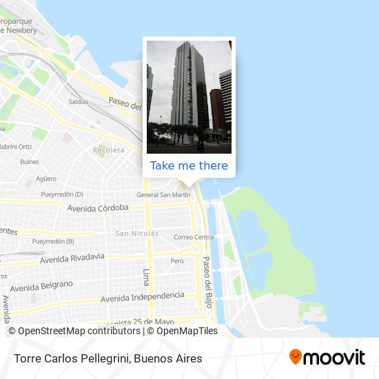 Torre Carlos Pellegrini map