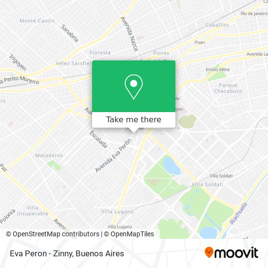 Eva Peron - Zinny map