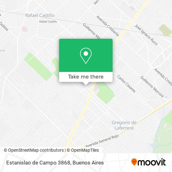 Estanislao de Campo 3868 map