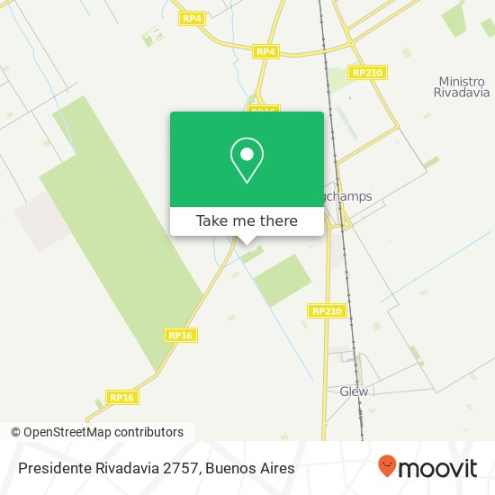 Presidente Rivadavia 2757 map