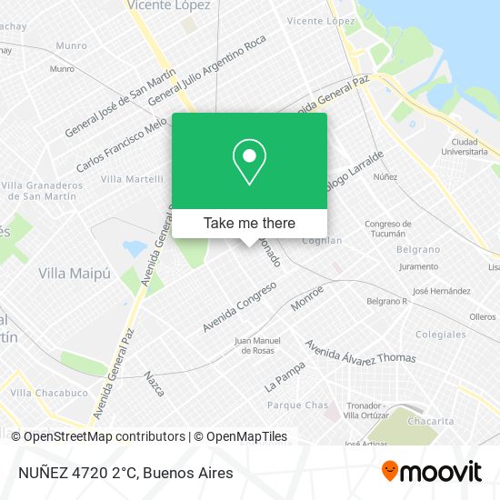 NUÑEZ 4720 2°C map