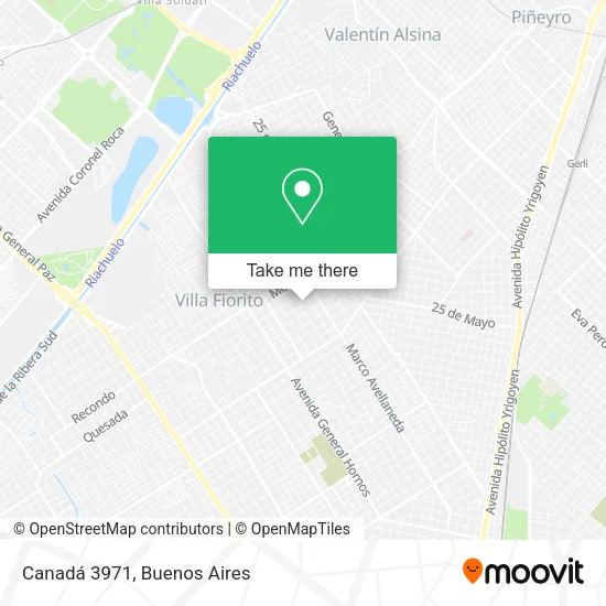Mapa de Canadá 3971