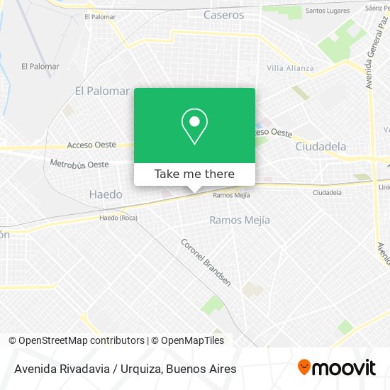Avenida Rivadavia / Urquiza map