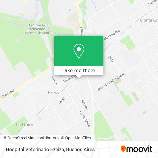 Hospital Veterinario Ezeiza map