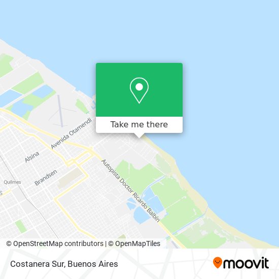 Mapa de Costanera Sur