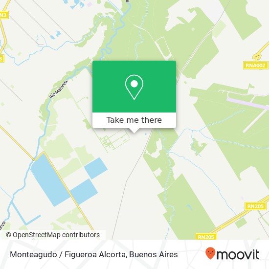 Monteagudo / Figueroa Alcorta map
