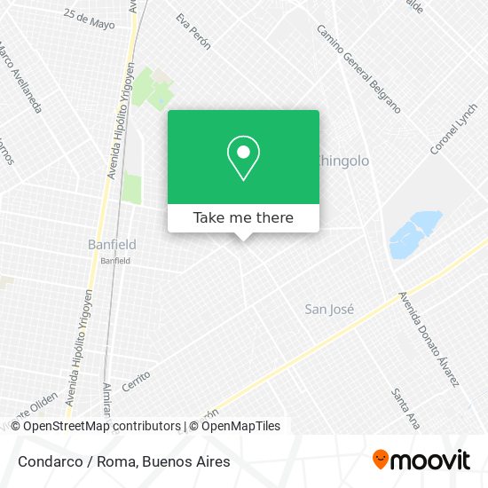 Mapa de Condarco / Roma