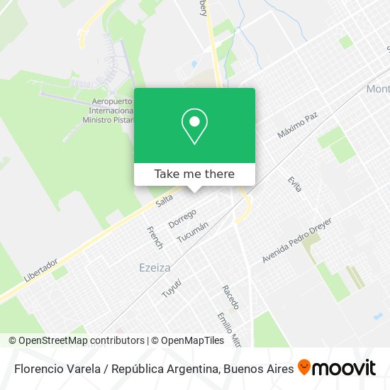 Florencio Varela / República Argentina map