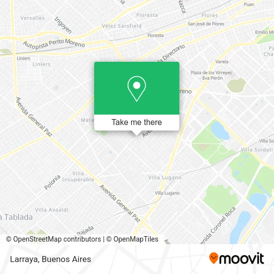 Mapa de Larraya