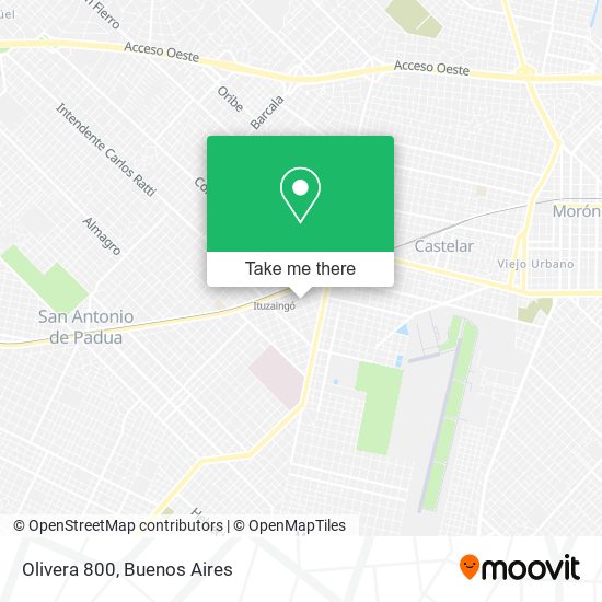 Olivera 800 map