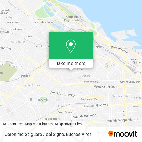 Mapa de Jerónimo Salguero / del Signo