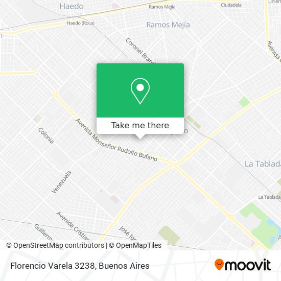 Mapa de Florencio Varela 3238