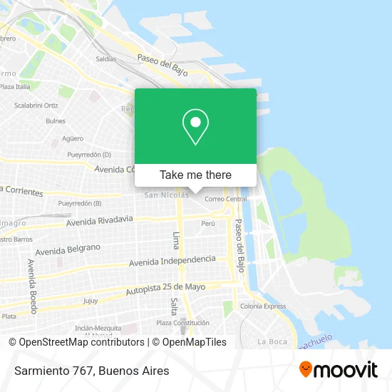 Mapa de Sarmiento 767