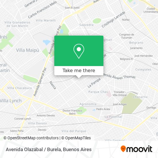 Avenida Olazábal / Burela map