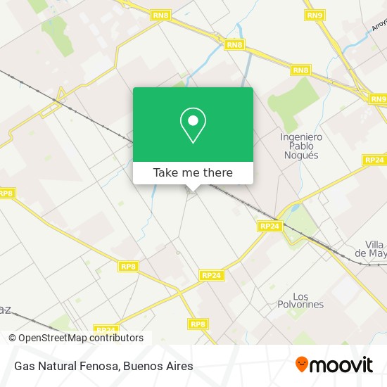 Gas Natural Fenosa map