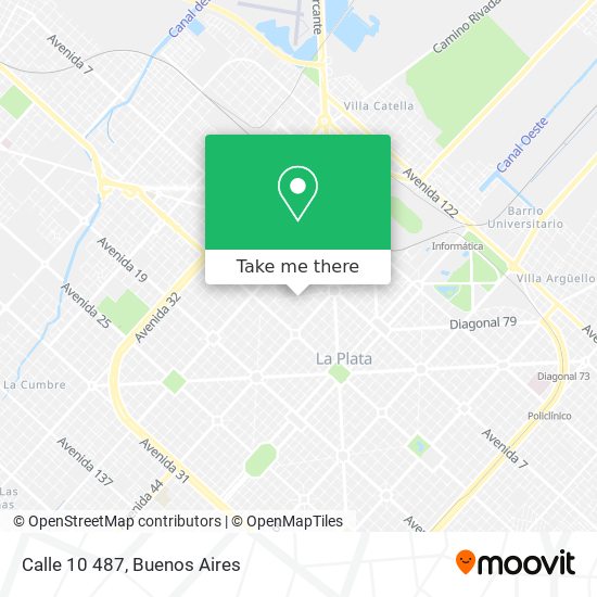 Calle 10 487 map