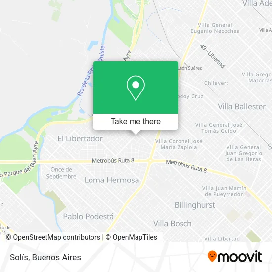Solís map