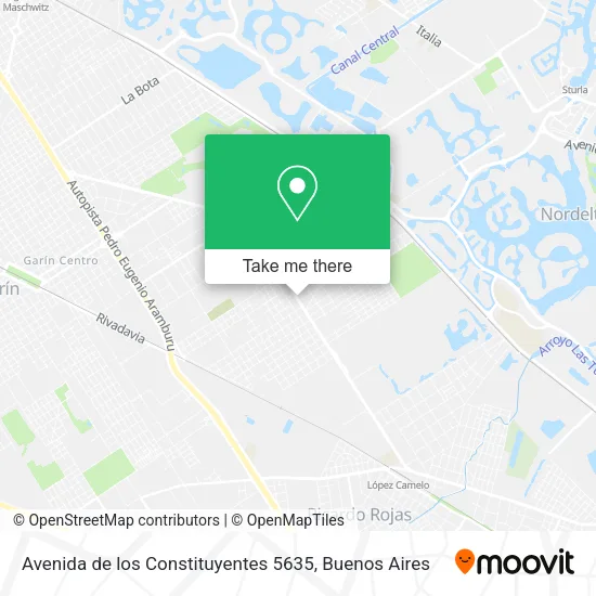 Mapa de Avenida de los Constituyentes 5635