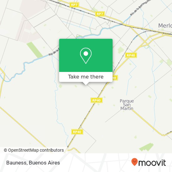 Bauness map