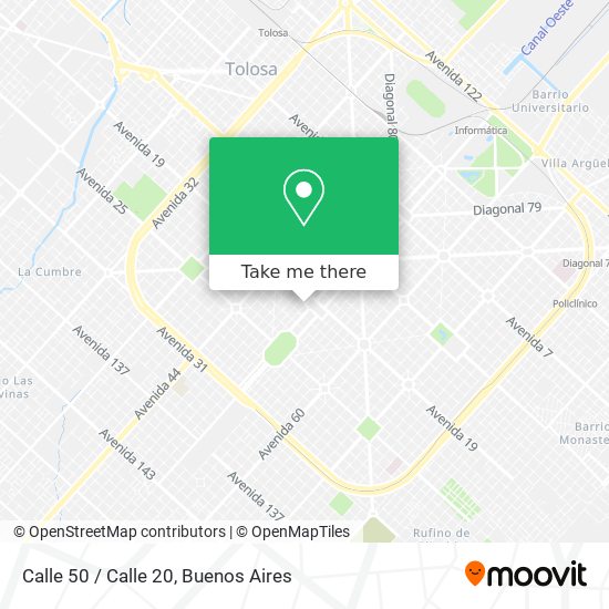 Calle 50 / Calle 20 map