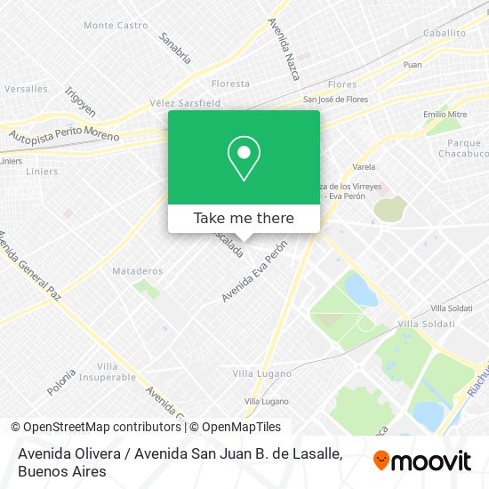 Avenida Olivera / Avenida San Juan B. de Lasalle map