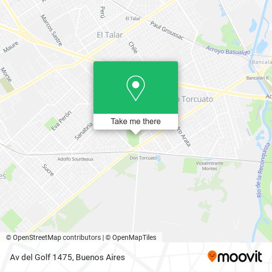 Mapa de Av del Golf 1475