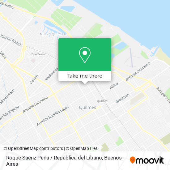 Roque Sáenz Peña / República del Líbano map