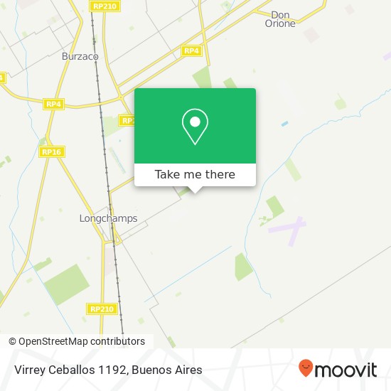 Virrey Ceballos 1192 map