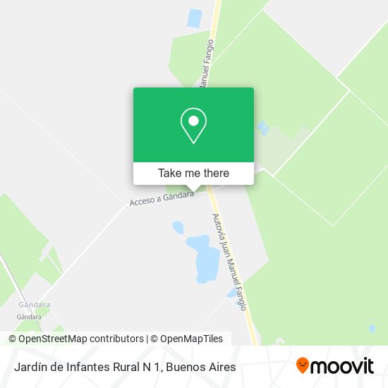 Mapa de Jardín de Infantes Rural N 1
