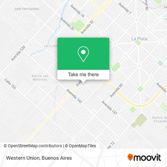 Western Union map