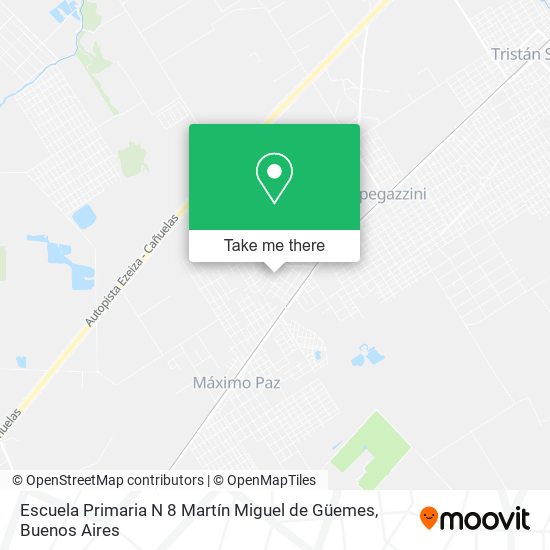 Escuela Primaria N 8 Martín Miguel de Güemes map