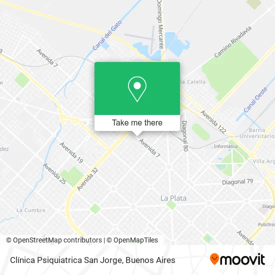 Clínica Psiquiatrica San Jorge map