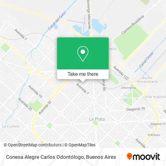 Mapa de Conesa Alegre Carlos Odontólogo