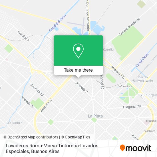 Lavaderos Roma-Marva Tintoreria-Lavados Especiales map