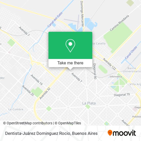 Dentista-Juárez Dominguez Rocio map