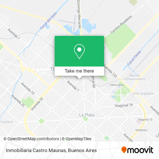 Inmobiliaria Castro Maunas map