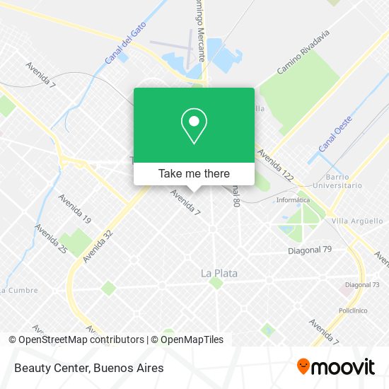 Beauty Center map