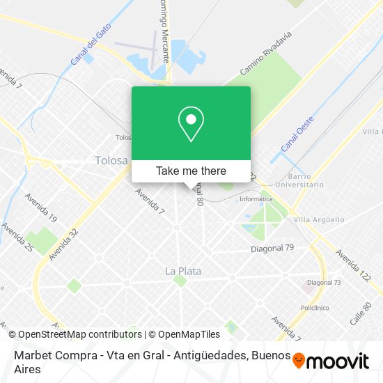 Mapa de Marbet Compra - Vta en Gral - Antigüedades