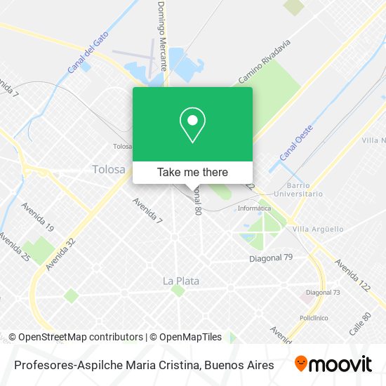 Profesores-Aspilche Maria Cristina map